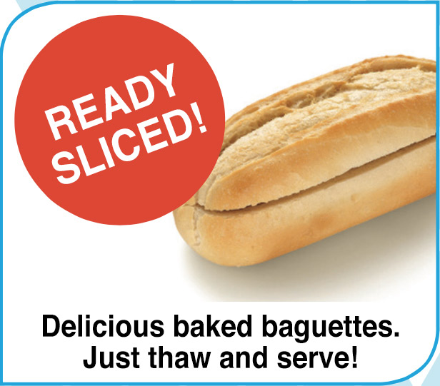 Ready baked baguettes wholesale UK suppliers and distributors 