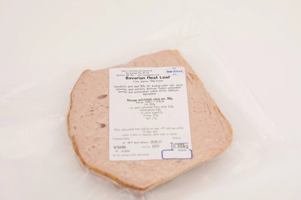 Meat Loaf Slices in Packaging
