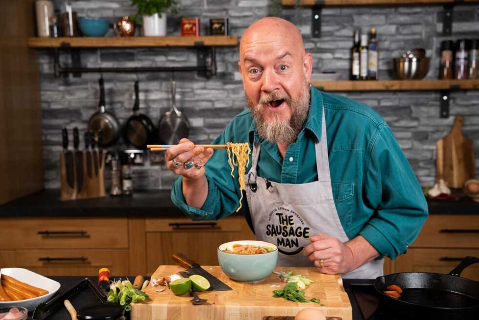 Frankfurter Ramen Noodles Snack Hack The Sausage Man