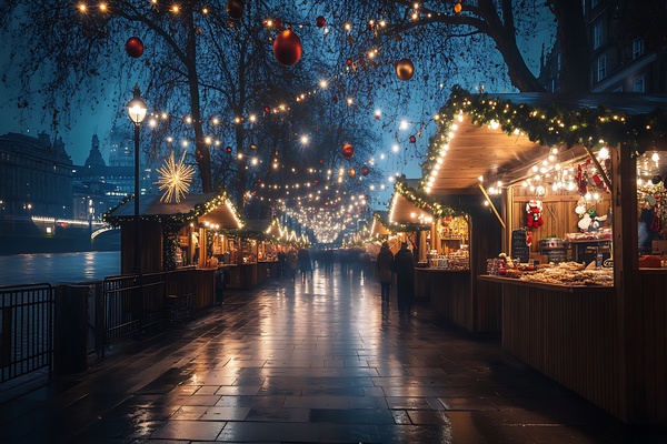 Christmas market southbank